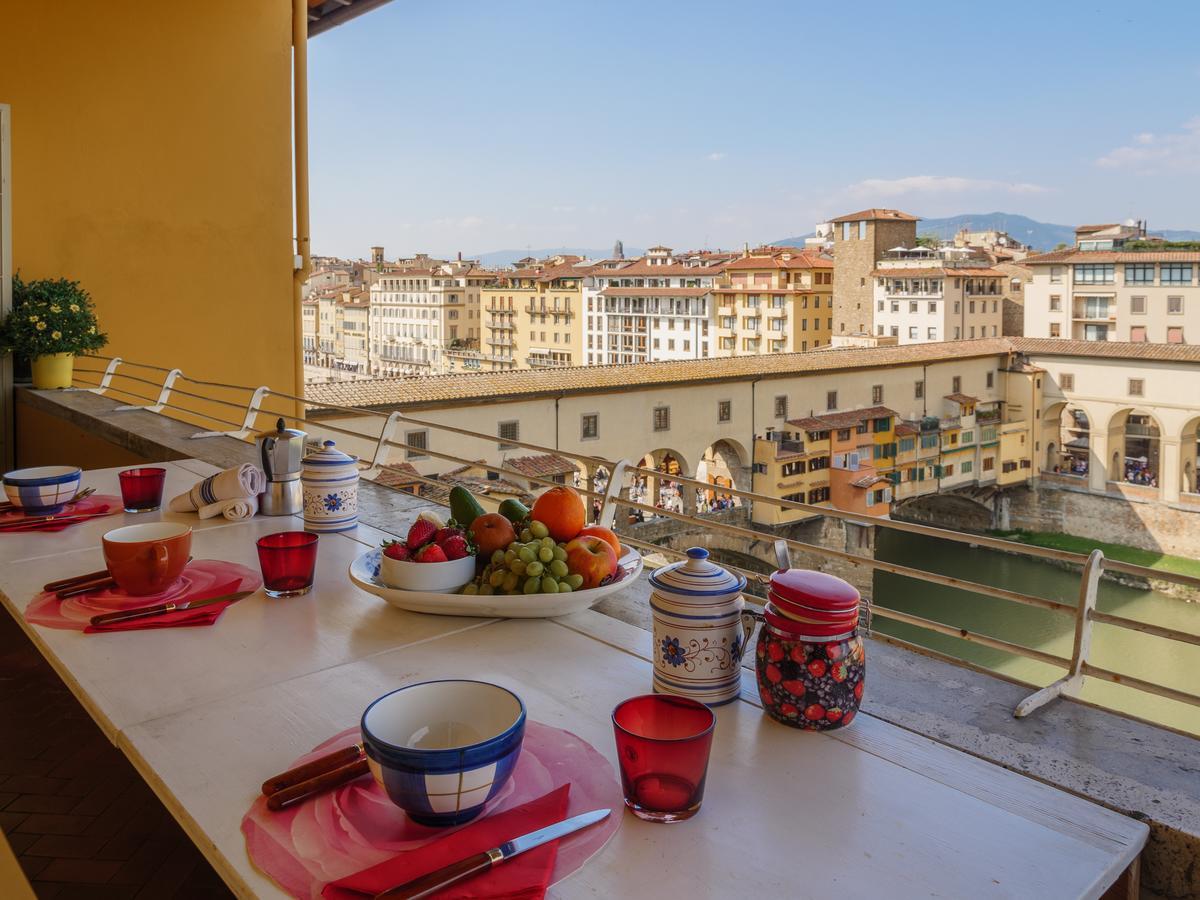 Ferienwohnung Ponte Vecchio Terrace Florenz Exterior foto