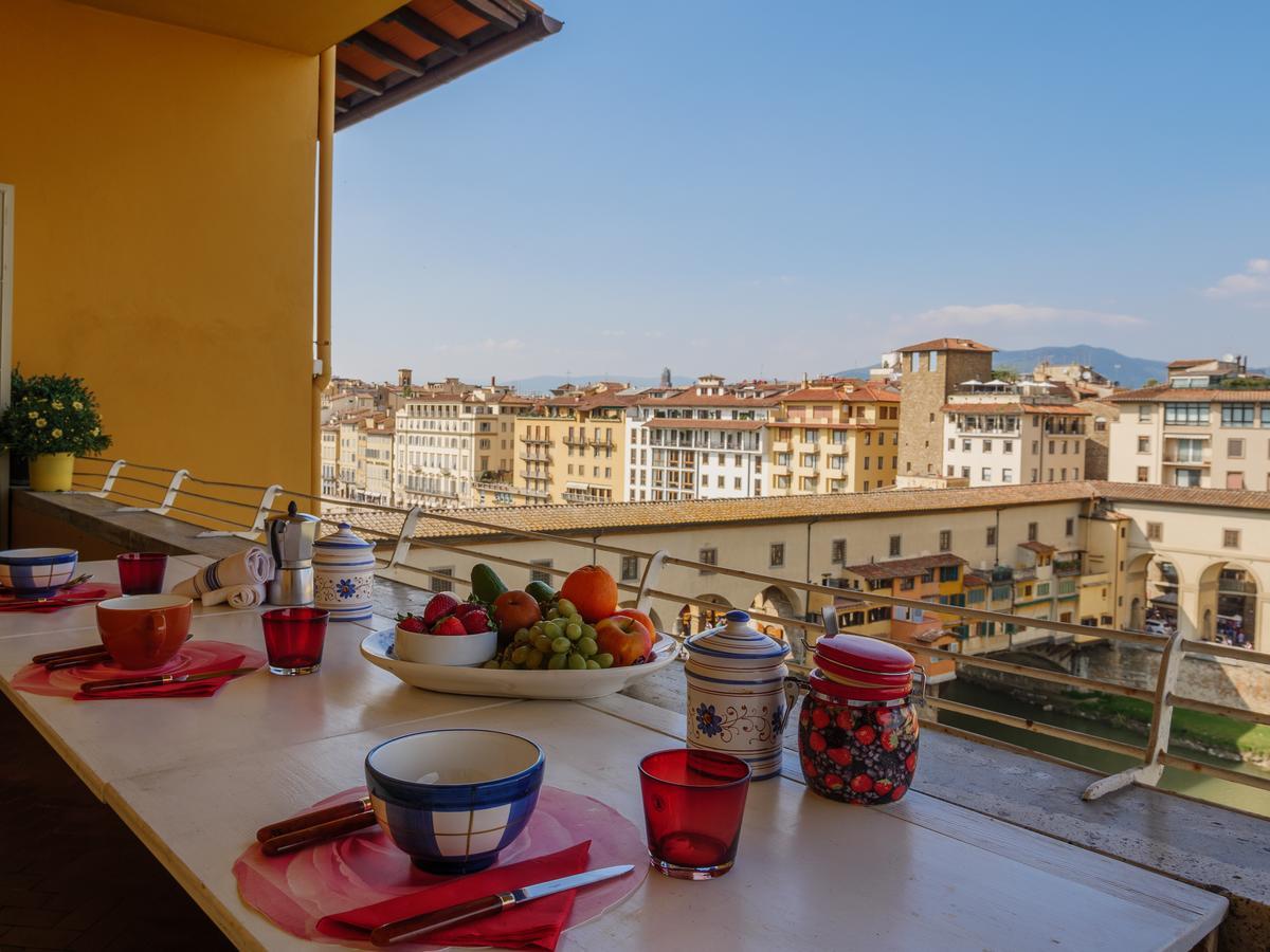 Ferienwohnung Ponte Vecchio Terrace Florenz Exterior foto