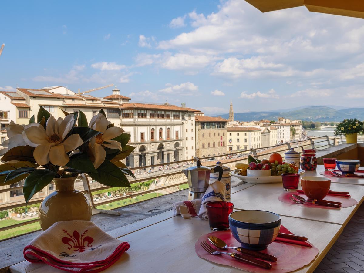 Ferienwohnung Ponte Vecchio Terrace Florenz Exterior foto